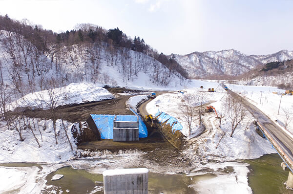 橋脚工事 中川町 image