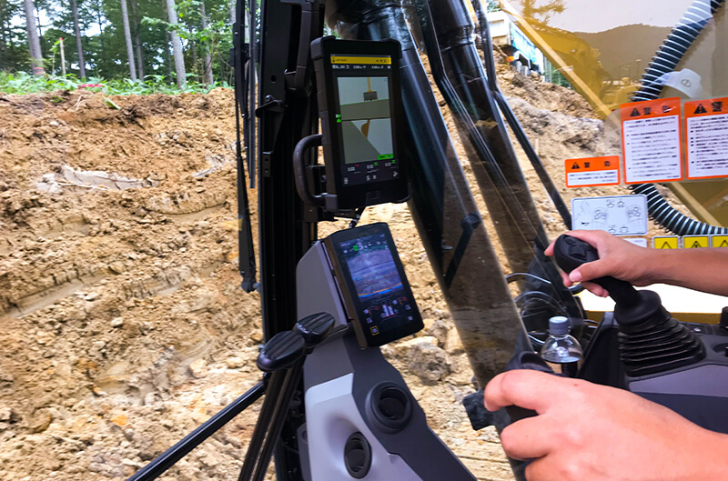 株式会社中川建設　i-Construction 施行事例　写真1